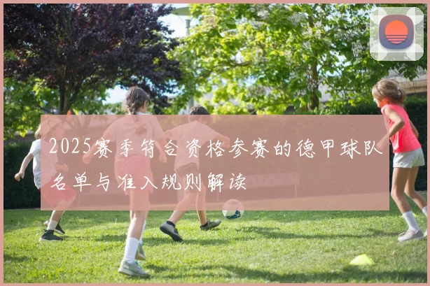 2025赛季符合资格参赛的德甲球队名单与准入规则解读